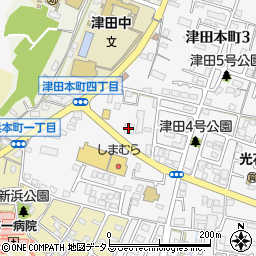 津田クリニック周辺の地図