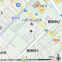 〒799-1502 愛媛県今治市喜田村（丁目）の地図