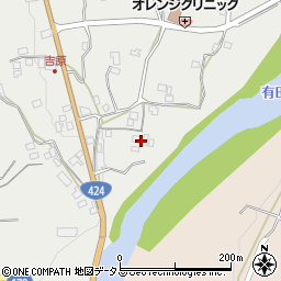 和歌山県有田郡有田川町吉原604周辺の地図