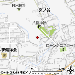 徳島県徳島市八万町新貝176周辺の地図
