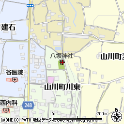 徳島県吉野川市山川町川東274周辺の地図