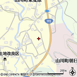 徳島県吉野川市山川町東麦原92周辺の地図