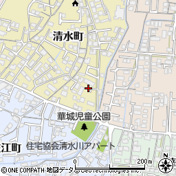 山口県防府市清水町15周辺の地図