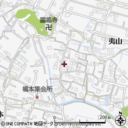 徳島県徳島市八万町夷山139-2周辺の地図