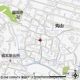 徳島県徳島市八万町夷山154-1周辺の地図