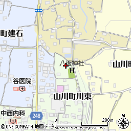 徳島県吉野川市山川町川東272周辺の地図