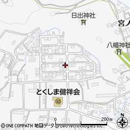 徳島県徳島市八万町新貝56-42周辺の地図