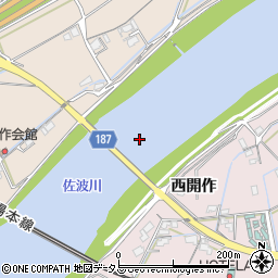 佐波川大橋周辺の地図