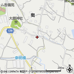 和歌山県有田郡有田川町奥573周辺の地図