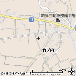 徳島県美馬市美馬町竹ノ内179-1周辺の地図