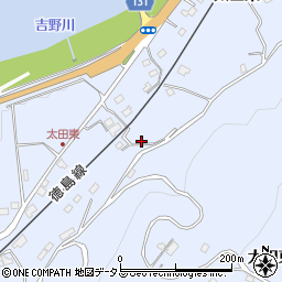 徳島県つるぎ町（美馬郡）貞光（太田東）周辺の地図