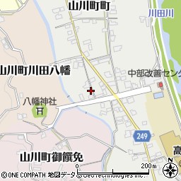徳島県吉野川市山川町町278周辺の地図