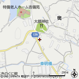 和歌山県有田郡有田川町奥553-1周辺の地図