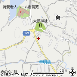 和歌山県有田郡有田川町奥553周辺の地図