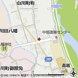 徳島県吉野川市山川町町267周辺の地図