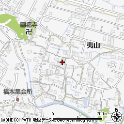徳島県徳島市八万町夷山158-1周辺の地図