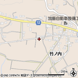 徳島県美馬市美馬町竹ノ内229-3周辺の地図