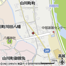 徳島県吉野川市山川町町274周辺の地図