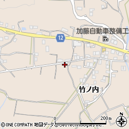 徳島県美馬市美馬町竹ノ内229周辺の地図