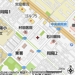 スーパーたから周南市周辺の地図