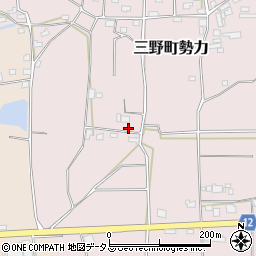 徳島県三好市三野町勢力469周辺の地図