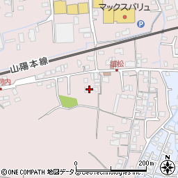 山口県防府市植松687周辺の地図