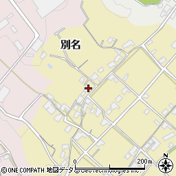 愛媛県今治市別名805周辺の地図