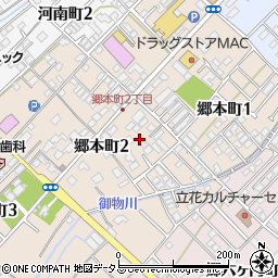 愛媛県今治市郷本町2丁目3周辺の地図