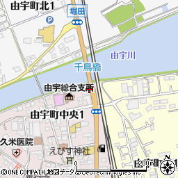 千鳥橋周辺の地図
