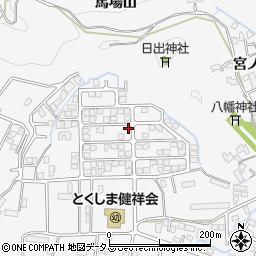 徳島県徳島市八万町新貝56-56周辺の地図