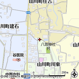 徳島県吉野川市山川町川東280-3周辺の地図