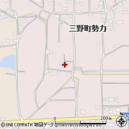 徳島県三好市三野町勢力463周辺の地図