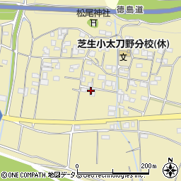 徳島県三好市三野町太刀野1022周辺の地図