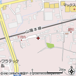 山口県防府市植松711周辺の地図