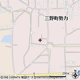 徳島県三好市三野町勢力468周辺の地図