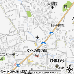 徳島県徳島市八万町柿谷149周辺の地図