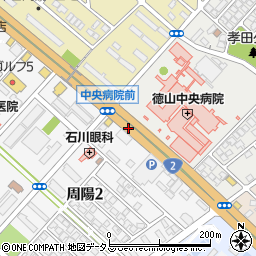 周陽町中央病院入口周辺の地図