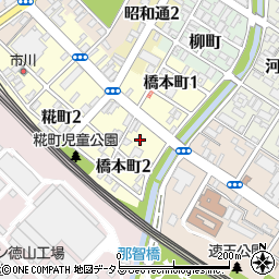 ファミリーマート徳山橋本町店周辺の地図
