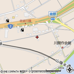 山口県防府市佐野1640-5周辺の地図