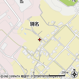 愛媛県今治市別名801周辺の地図