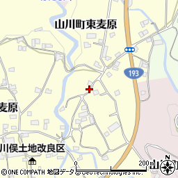 徳島県吉野川市山川町東麦原64周辺の地図
