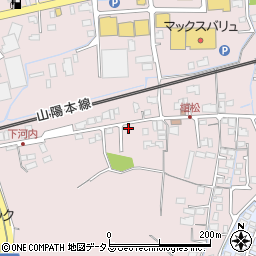 山口県防府市植松686周辺の地図