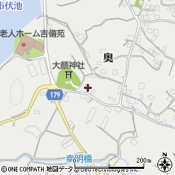 和歌山県有田郡有田川町奥163周辺の地図