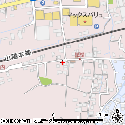 山口県防府市植松688-4周辺の地図