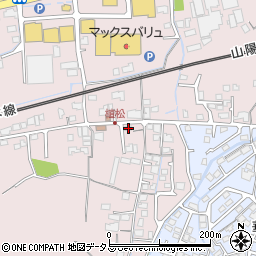 山口県防府市植松645-1周辺の地図
