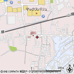 山口県防府市植松645-1周辺の地図