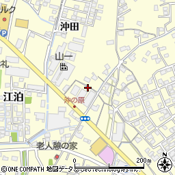 山口県防府市江泊沖の原1443周辺の地図