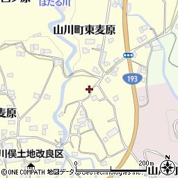 徳島県吉野川市山川町東麦原64-1周辺の地図