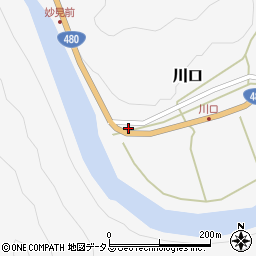 和歌山県有田郡有田川町川口4周辺の地図