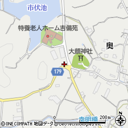 和歌山県有田郡有田川町奥191周辺の地図